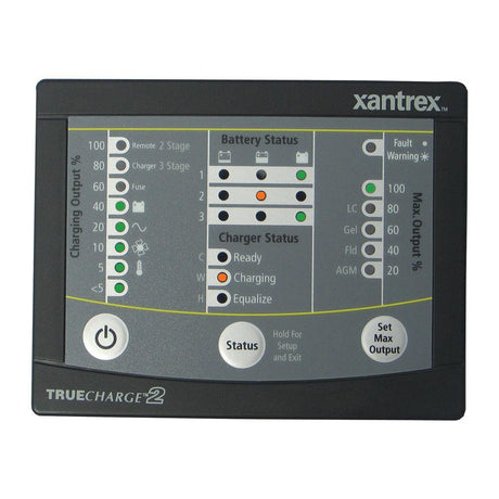 Xantrex TRUE<i>CHARGE</i>™2 Remote Panel f/20 & 40 & 60 AMP (Only for 2nd generation of TC2 chargers) - Kesper Supply